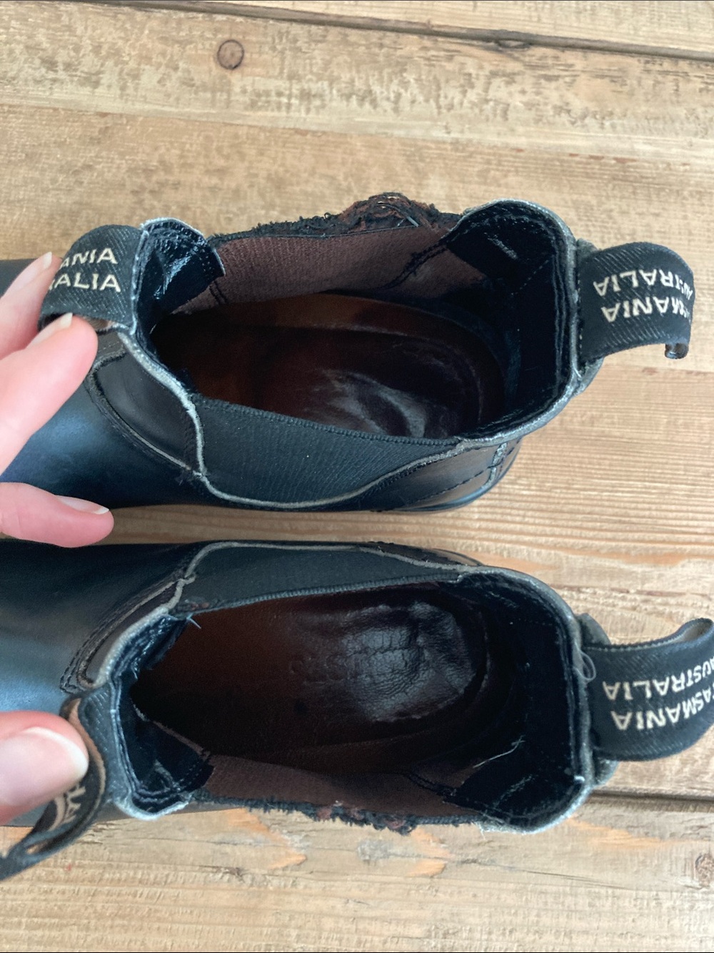 Blundstone Matte Black Chelsea Boots - size 9.5 - Picture 7 of 8